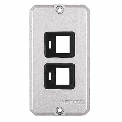 Tampa Para Condulete 1-2" E 3-4" Com 2 Postos Com Suporte Para Rj Tramontina