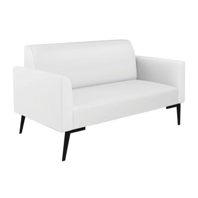 Sofá Namoradeira Pés Villach Marisa Corino D03 - D\'rossi Cor Branco