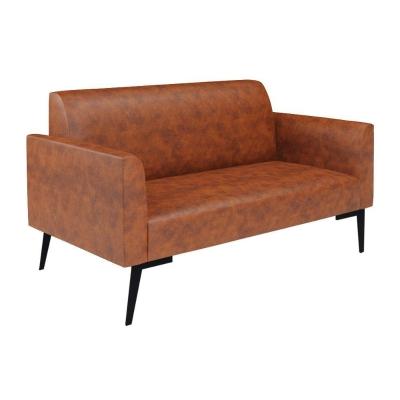 Sofá Namoradeira Pés Villach Marisa Corano D03 - D\'rossi Cor Nozes