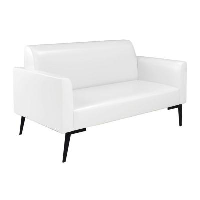 Sofá Namoradeira Pés Villach Marisa Corano D03 - D\'rossi Cor Branco