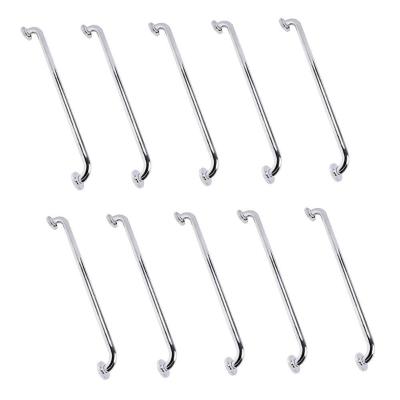 Alça Apoio 70cm Barra Suporte Kit 10 Uni Anti Queda Idoso Gestante Cadeirante Deficiente Banheiro Inox Box Escada