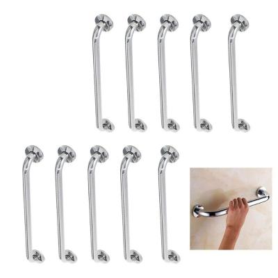 Alça De Apoio Barra Inox 40cm Kit 10 Unidades Banheiro Idoso Deficiente Cadeirante Acessibilidade
