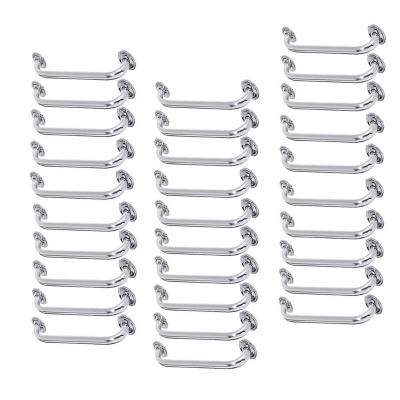 Alça De Apoio Inox Barra 50cm Kit 30 Unidades Idoso Cadeirante Suporte Corrimao Banheiro