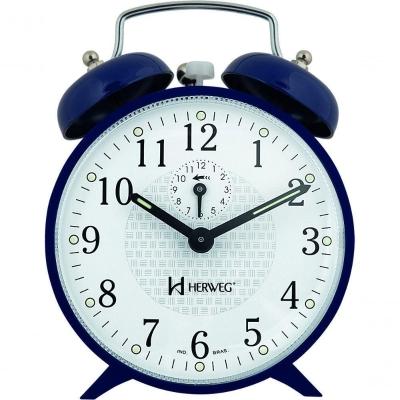 Relógio Despertador Mecânico A Cordas 2206 Azul Escuro - Azul Escuro