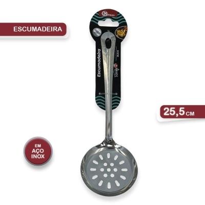 Escumadeira Para Frituras Em Aço Inox 25,5cm