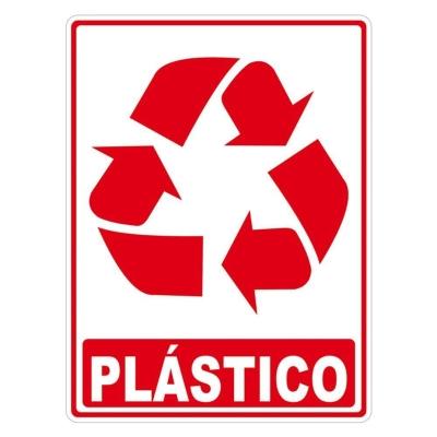 Adesivo Lixo Reciclavel Plástico 20cm X 15cm Nome Do Desenho Plástico