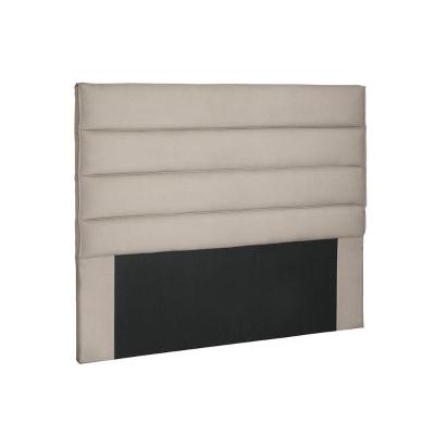 Cabeceira Casal 140 Cm Greta Suede Bege
