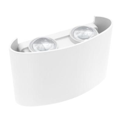 Arandela Led Lentille Double Branca 4w Branco 6500k