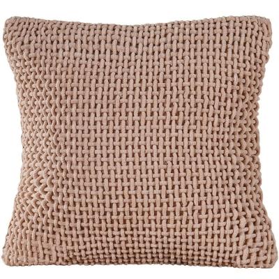 Capa De Almofada Trama Decorativa 45x45cm Champagne