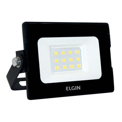 Projetor Led 10W 6500K Branca Fria Preto Bivolt