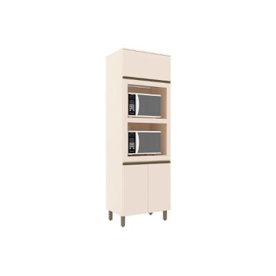 Paneleiro de Cozinha Connect 3 Portas (2 Fornos) 71,5cm Off White - Henn
