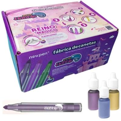 Art Kit Hubble - Fábrica De Canetas - Reino Magico - Newpen
