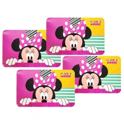 Jogo Americano Infantil Minnie 43x28cm 4 Peças - Tuut
