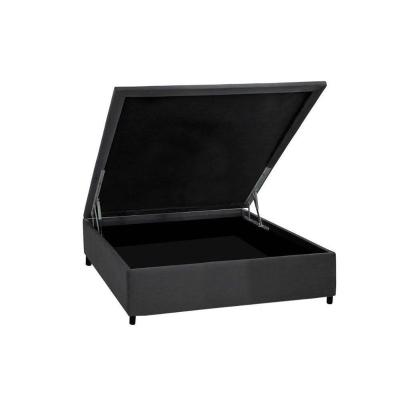 Cama Box Baú Universal Casal Courano Gray (138x188x35) - Costa Rica