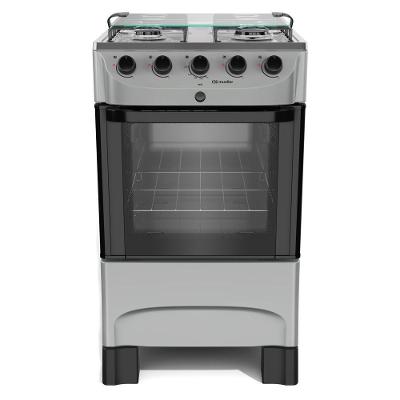 Fogão Mueller 4 Bocas Titânio Com Acendimento Automático Mfi4bb