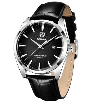Relógio De Quartzo Masculino Design Classico Esportivo à Prova D\' água Preto
