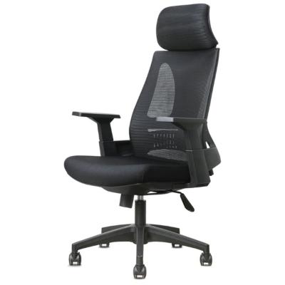 Cadeira Giratória Nr-17 Toledo Rivatti Com Encosto De Cabeça Tela Mesh Preta Base Rodizio Nylon