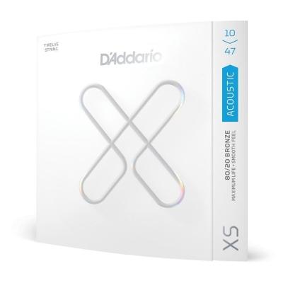 Encordoamento Violão Aço 12 Revestido 10-47 D Addario Xs8020 [f035]