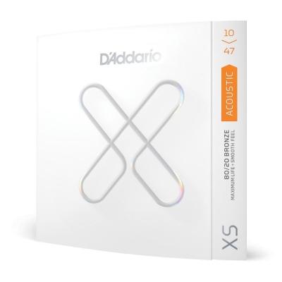 Encordoamento Violão Aço Revestido 10-47 D Addario Xs 80-20 [f035]