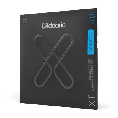 Encordoamento Violão Aço 12 Revestido D Addario Xtabr1047-12 [f035]