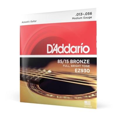 Encordoamento Violão Aço 13-56 D\'addario85-15 Bronze Ez930 [f035]