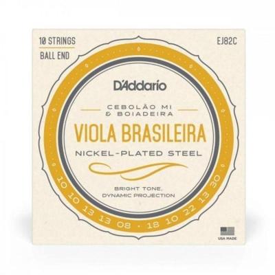 Encordoamento Para Viola D Addario Ej82c Nickel Plated Steel .010 [f002]