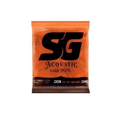 Encordoamento P-violão Aço Bronze 85-15 Sg 0.009 - 0.045 [f108]