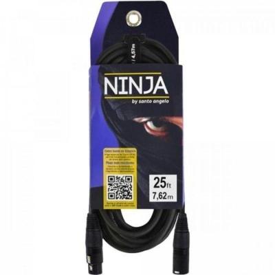 Cabo Xlr Macho X Xlr Fêmea 7,62m Ninja Lw B Santo Angelo [f002]