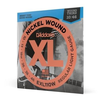 Encordoamento Guitarra 10-46 D Addario Xl Nickel Exl110w [f035]