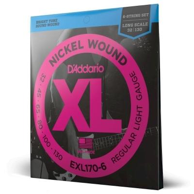 Encordoamento Baixo 6c 032-130 D Addario Xl Nickel Exl170-6 [f035]
