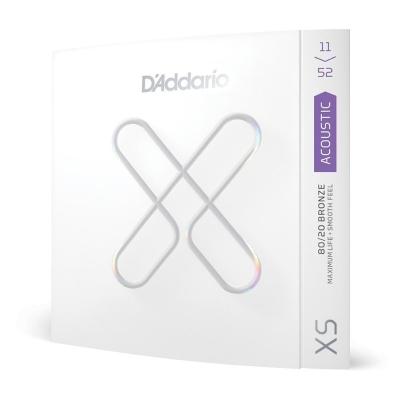 Encordoamento Violão Aço Revestido 11-52 D Addario Xs 80-20 [f035]