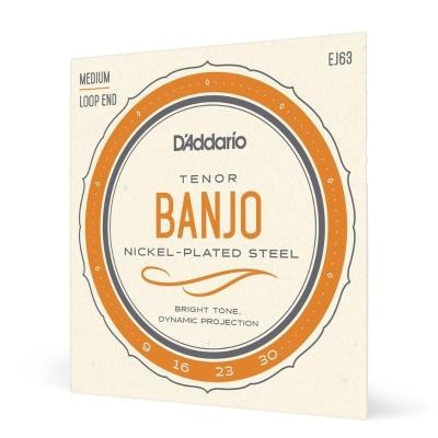 Encordoamento Banjo Tenor D Addario Nickel Plated Steel Ej63 [f035]