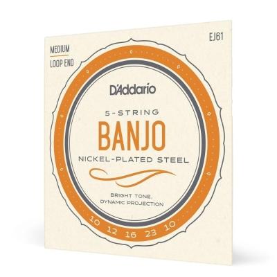 Encordoamento Banjo 5c D Addario Nickel Plated Steel Ej61 [f035]