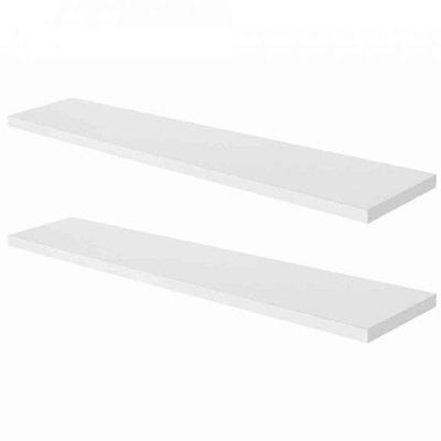 Prateleira Simples 60x20 Cm Com Suporte Em Mdf Branco [f031]