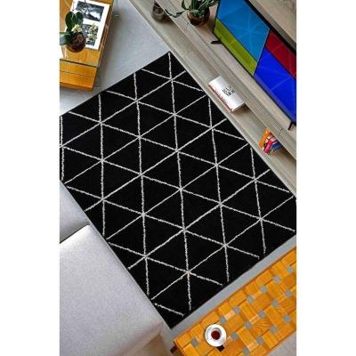 Tapete Sala Quarto Art 1,50 X 2,00 Preto Des 11 Antider 