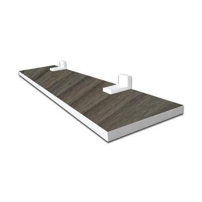 Prateleira Linha Furta-cor Em Mdf Com Borda De Pvc Branco 20x15 Cm [f031]