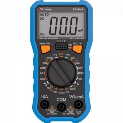 Multimetro Digital Et-1100b Azul-preto Minipa [f002]