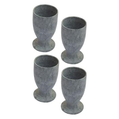 Copo De Chopp Pedra Sabão 300 Ml - 04 Unidades