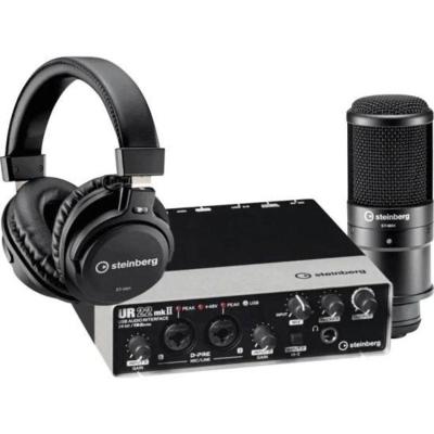 Kit De Recording Pack Steinberg Ur22 Mkii Preto [f002]