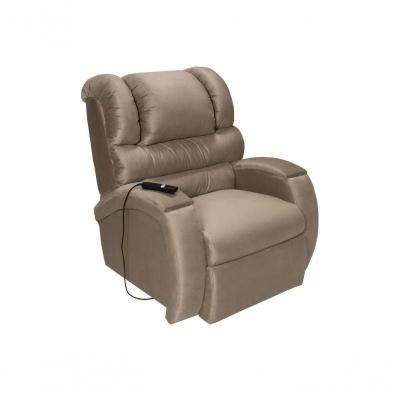 Poltrona Reclinável Imperial Pós Operatório Motorizada Suede Gravidade Zero Chocolate 377