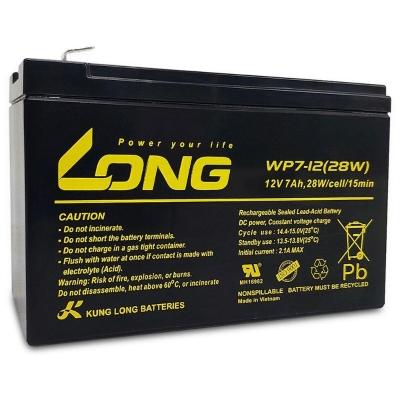 Bateria Selada Para Nobreak Long, 12v 7ah - Wp7-12(28w)
