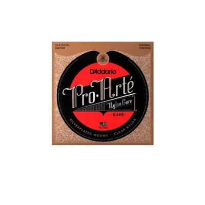 Cordas Para Violão Nylon D Addario Pro-arté Nylon Core Ej45 Prata-transparente [f108]