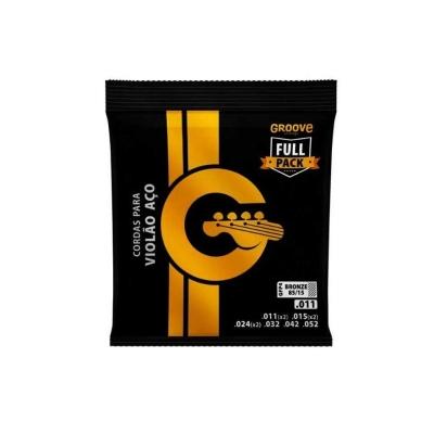 Jogo De Cordas P-violão Bronze 85-15 Groove 0.011"-0.052" Gfp4 [f108]