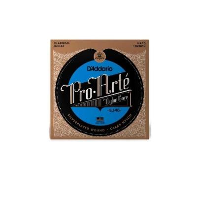 Cordas Para Violão Nylon D Addario Pro-arté Nylon Core Ej46 Prata-transparente [f108]