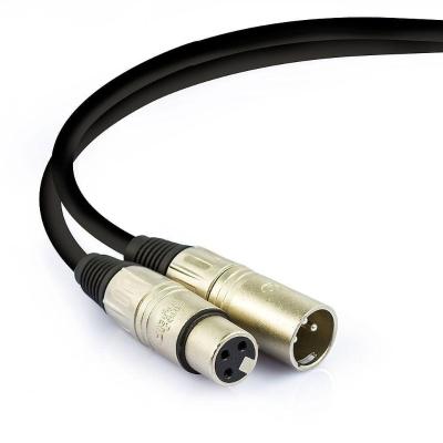 Cabo De Microfone Balanceado Xlr Macho Para Xlr Femea Santo Angelo - 4 Metros