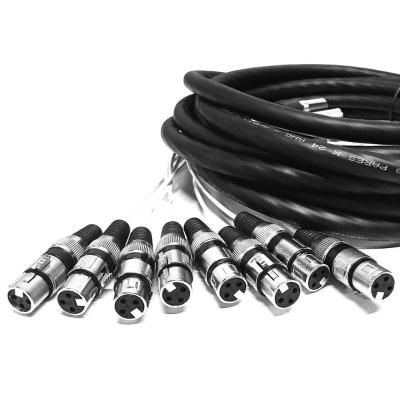 Multicabos Xlr 8 Vias Cirilo Cabos - 35 Metros