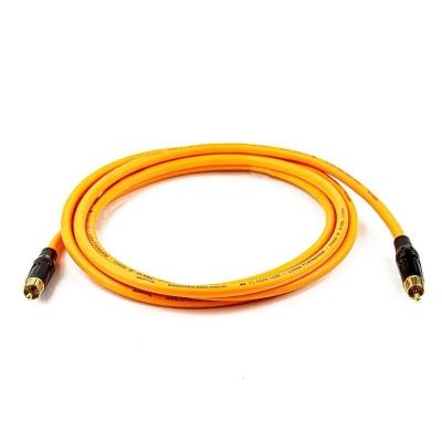 Cabo Coaxial Digital (spdif) Laranja - 3 Metros