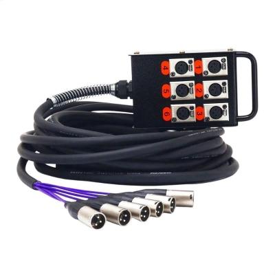 Medusa 6 Vias Montada Conectores Amphenol - 45 Metros