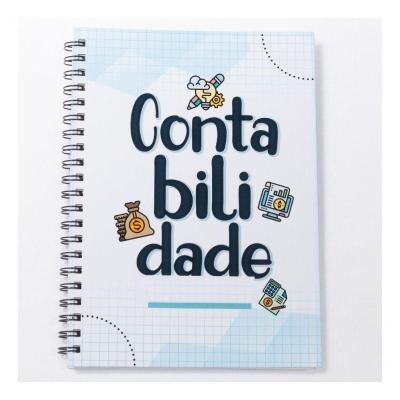 Caderno Universitário 100fls Contabilidade Profissões