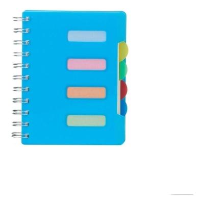 Caderno Pequeno Com Divisórias Espiral Anotações Pauta